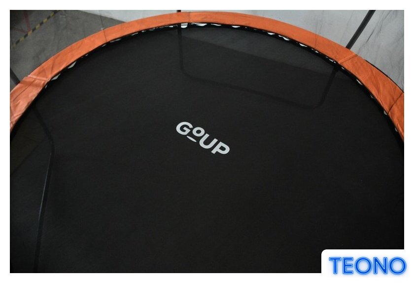 Батут GoUP Luxury-D312/10FT (с сеткой и лестницей, оранжевый) - Изображение №20 — Интернет-магазин Teono.by