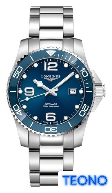 Наручные часы Longines HydroConquest L3.781.4.96.6 - Изображение №1 — Интернет-магазин Teono.by