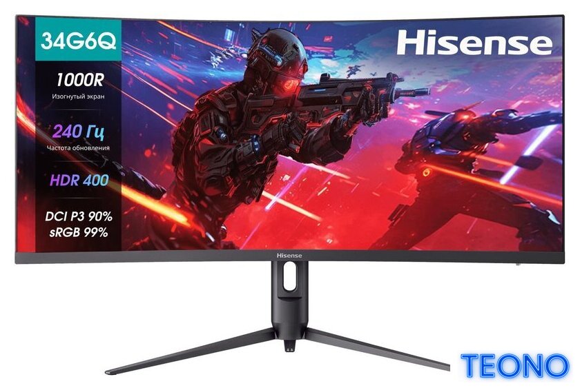 Игровой монитор Hisense 34G6Q Pro - Изображение №1 — Интернет-магазин Teono.by
