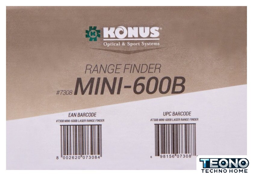 Лазерный дальномер Konus Mini-600B 76594 - Изображение №14 — Интернет-магазин Teono.by