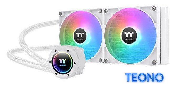 Система жидкостного охлаждения для процессора Thermaltake TH280 V2 ARGB CL-W377-PL14SW-A - Изображение №1 — Интернет-магазин Teono.by
