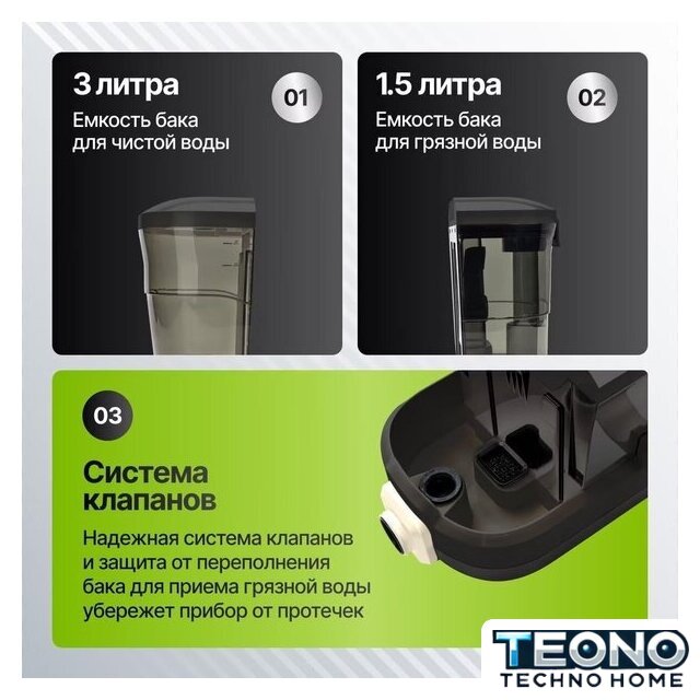 Пылесос Kiwi KCC-4325 (черный) - Изображение №8 — Интернет-магазин Teono.by