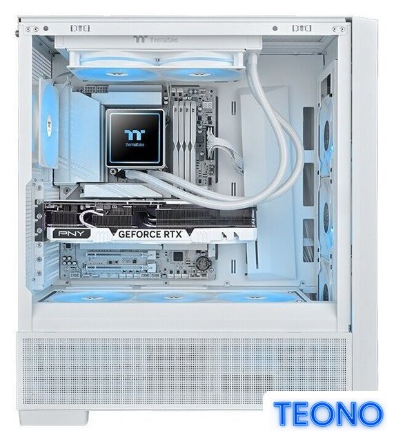 Система жидкостного охлаждения для процессора Thermaltake TH240 V3 ARGB Sync Snow Edition CL-W467-PL12SW-A - Изображение №6 — Интернет-магазин Teono.by