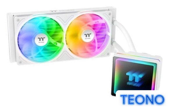Система жидкостного охлаждения для процессора Thermaltake TH240 V3 ARGB Sync Snow Edition CL-W467-PL12SW-A - Изображение №1 — Интернет-магазин Teono.by