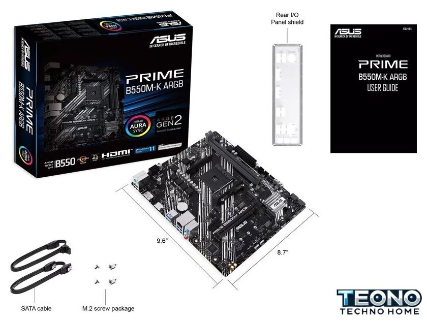 Материнская плата ASUS Prime B550M-K ARGB - Изображение №7 — Интернет-магазин Teono.by