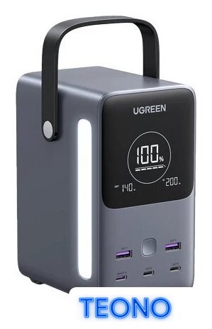 Портативная зарядная станция Ugreen PB770 48000mAh (серый) - Изображение №1 — Интернет-магазин Teono.by