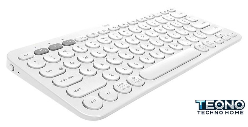 Клавиатура Logitech Multi-Device K380 Bluetooth 920-009589 (белый) - Изображение №2 — Интернет-магазин Teono.by
