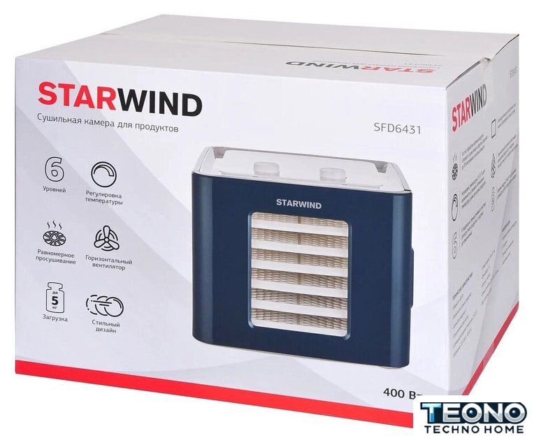 Сушилка для овощей и фруктов StarWind SFD6431 - Изображение №9 — Интернет-магазин Teono.by