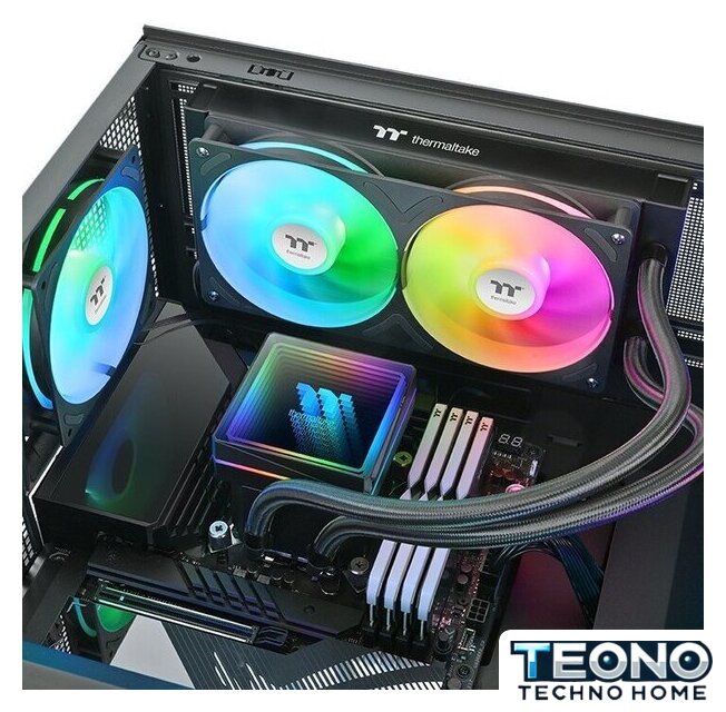Система жидкостного охлаждения для процессора Thermaltake TH240 V3 ARGB Sync CL-W465-PL12SW-A - Изображение №5 — Интернет-магазин Teono.by