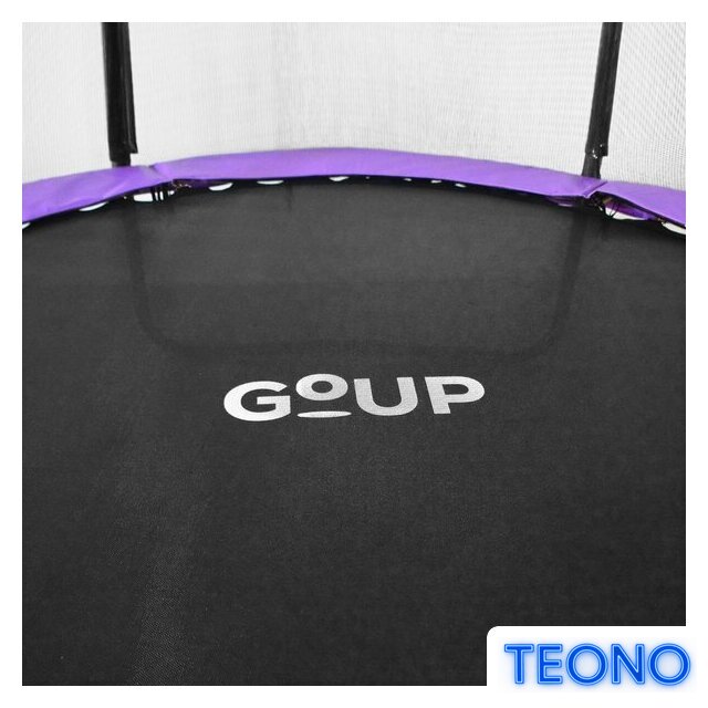 Батут GoUP Prestige-D252/8FT (с сеткой и лестницей, фиолетовый) - Изображение №9 — Интернет-магазин Teono.by