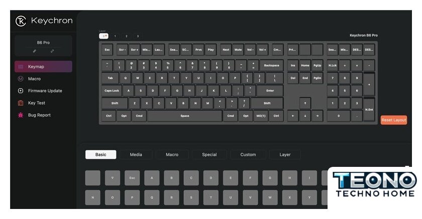 Клавиатура Keychron B6 Pro B6P-K13-RU (ретро красный) - Изображение №6 — Интернет-магазин Teono.by