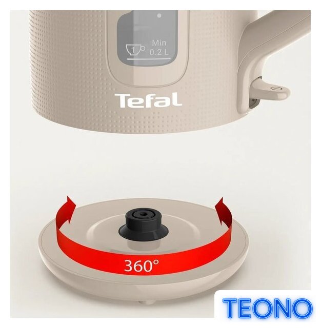Электрический чайник Tefal Morning Fair Grey KO2M0B10 - Изображение №4 — Интернет-магазин Teono.by