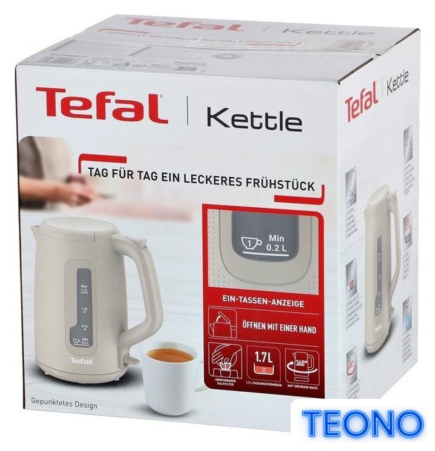 Электрический чайник Tefal Morning Fair Grey KO2M0B10 - Изображение №5 — Интернет-магазин Teono.by