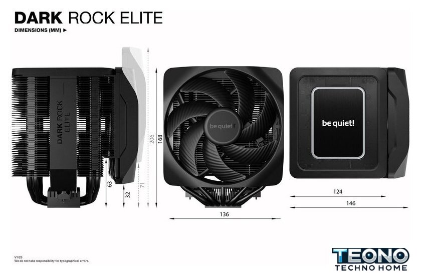 Кулер для процессора be quiet! Dark Rock Elite BK037 - Изображение №3 — Интернет-магазин Teono.by