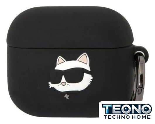 Чехол CG Mobile Karl Lagerfeld NFT 3D Choupette для AirPods 3 KLA3RUNCHK (черный) - Изображение №1 — Интернет-магазин Teono.by