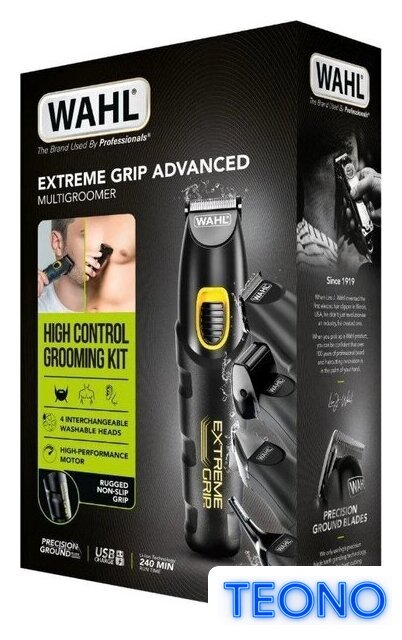 Триммер для бороды и усов Wahl 09893.0460 Extreme Grip - Изображение №4 — Интернет-магазин Teono.by