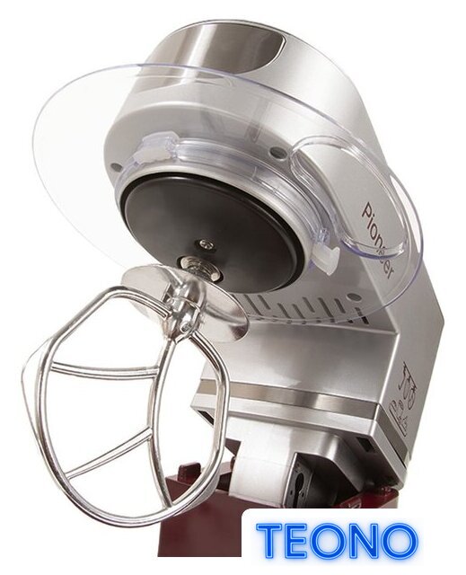 Планетарный миксер Pioneer MX322 Wine Maroon - Изображение №7 — Интернет-магазин Teono.by