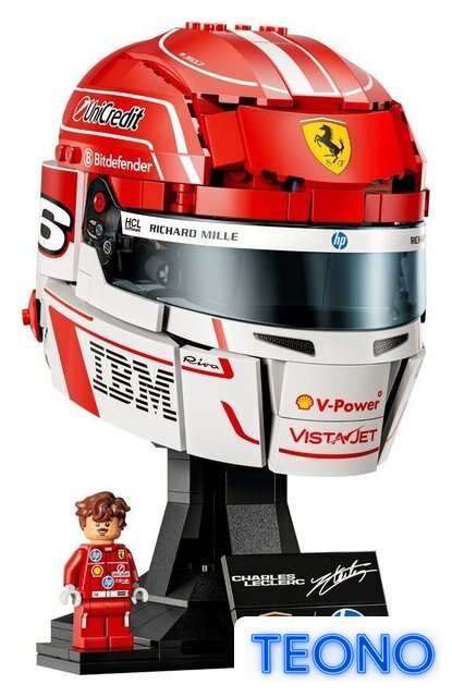 Конструктор LEGO Editions 43014 Шлем Шарля Леклера команды Scuderia Ferrari HP - Изображение №2 — Интернет-магазин Teono.by