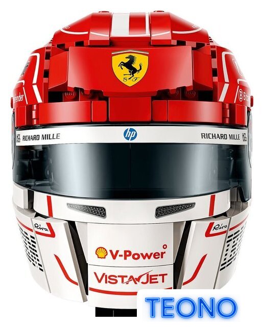 Конструктор LEGO Editions 43014 Шлем Шарля Леклера команды Scuderia Ferrari HP - Изображение №3 — Интернет-магазин Teono.by