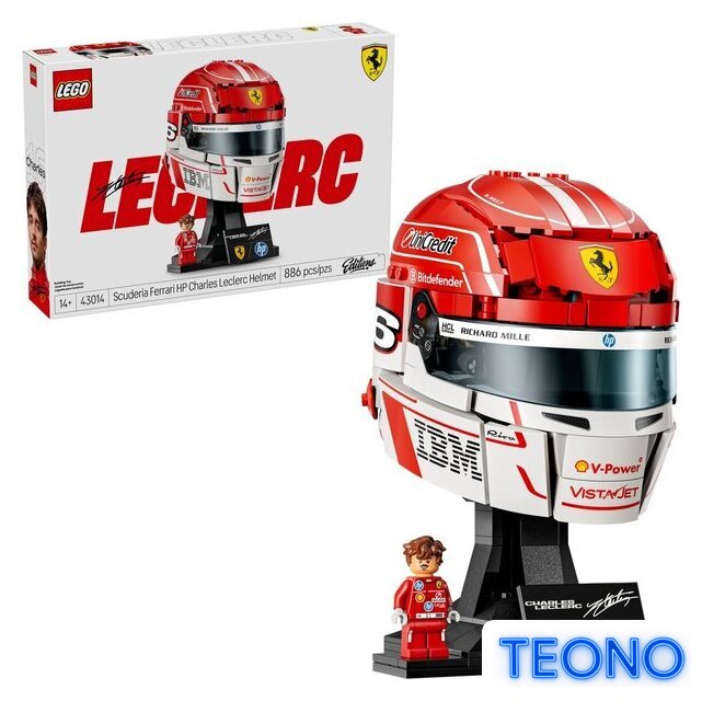 Конструктор LEGO Editions 43014 Шлем Шарля Леклера команды Scuderia Ferrari HP - Изображение №1 — Интернет-магазин Teono.by