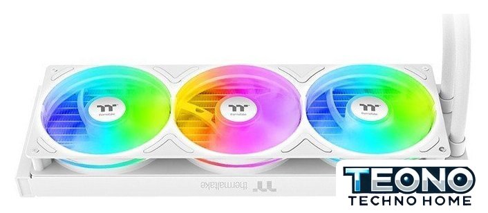 Система жидкостного охлаждения для процессора Thermaltake TH360 V3 ARGB Sync Snow Edition CL-W468-PL12SW-A - Изображение №4 — Интернет-магазин Teono.by