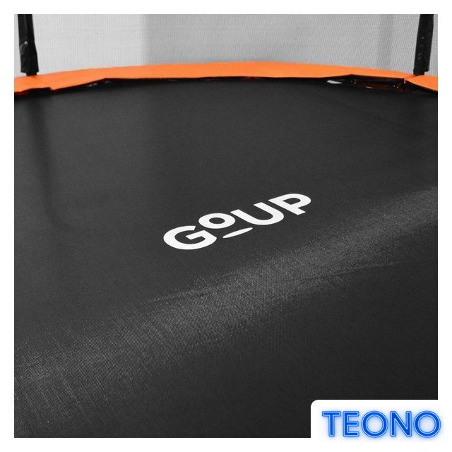 Батут GoUP Prestige-D312/10FT (с сеткой и лестницей, оранжевый) - Изображение №24 — Интернет-магазин Teono.by