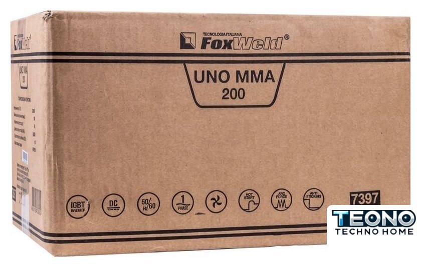 Сварочный инвертор FoxWeld UNO MMA 200 7397 - Изображение №9 — Интернет-магазин Teono.by