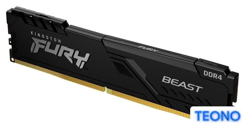 Оперативная память Kingston FURY Beast 8GB DDR4 PC4-24000 KF430C15BB/8 - Изображение №1 — Интернет-магазин Teono.by