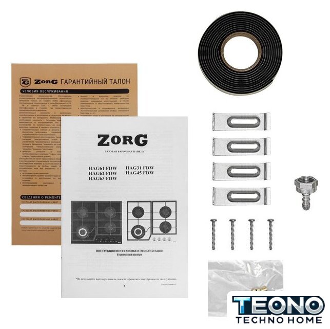 Варочная панель ZorG HAG31 FDW black - Изображение №7 — Интернет-магазин Teono.by