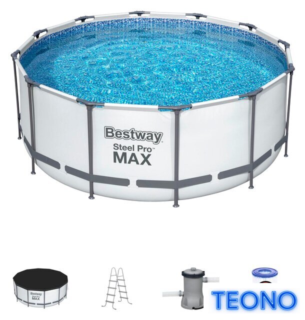 Каркасный бассейн Bestway Steel Pro Max 56420 BW (366х122) - Изображение №1 — Интернет-магазин Teono.by