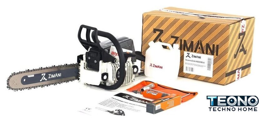 Бензопила ZimAni MS250 PRO 16 - Изображение №2 — Интернет-магазин Teono.by
