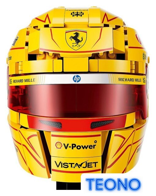 Конструктор LEGO Editions 43022 Шлем Льюиса Хэмилтона команды Scuderia Ferrari HP - Изображение №3 — Интернет-магазин Teono.by