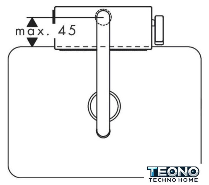 Смеситель Hansgrohe Aquno Select M81 73830670 (матовый черный) - Изображение №3 — Интернет-магазин Teono.by