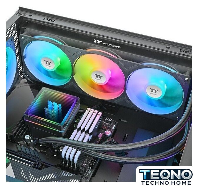 Система жидкостного охлаждения для процессора Thermaltake TH360 V3 ARGB Sync CL-W466-PL12SW-A - Изображение №5 — Интернет-магазин Teono.by