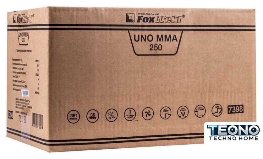 Сварочный инвертор FoxWeld UNO MMA 250 7398 - Изображение №9 — Интернет-магазин Teono.by