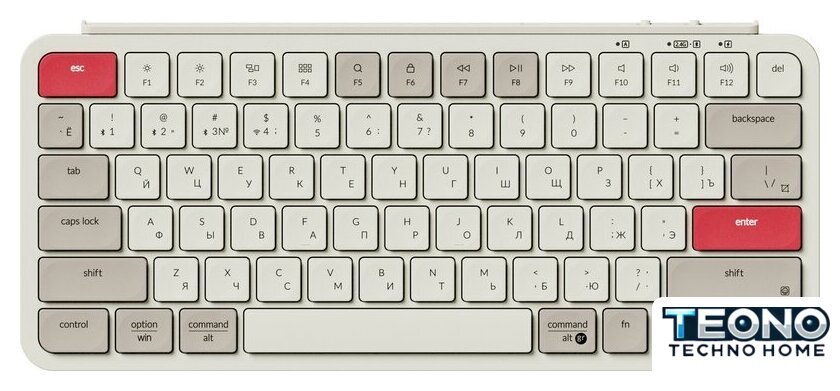 Клавиатура Keychron B1 Pro B1P-K13-RU (ретро красный) - Изображение №1 — Интернет-магазин Teono.by
