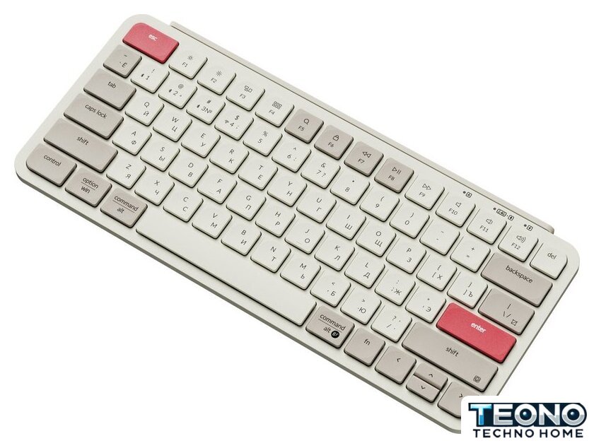 Клавиатура Keychron B1 Pro B1P-K13-RU (ретро красный) - Изображение №3 — Интернет-магазин Teono.by