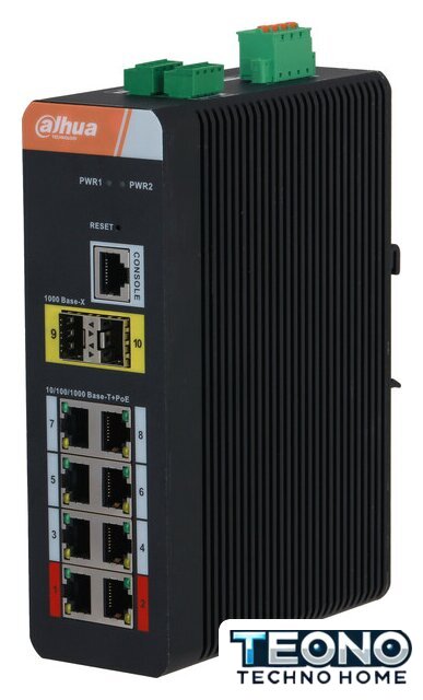 Управляемый коммутатор 2-го уровня Dahua IS4210-8GT-120 - Изображение №1 — Интернет-магазин Teono.by