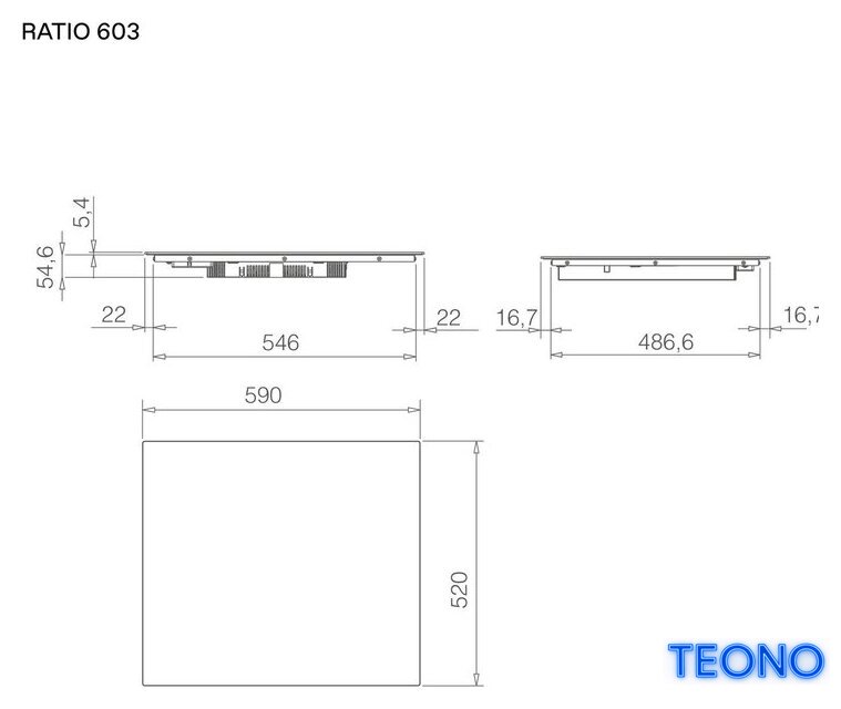 Варочная панель Elica Ratio 603 PRF0183894 - Изображение №5 — Интернет-магазин Teono.by