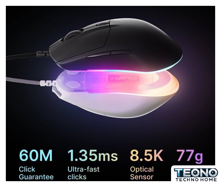 Игровая мышь SteelSeries Rival 3 Gen 2 (черный) - Изображение №7 — Интернет-магазин Teono.by