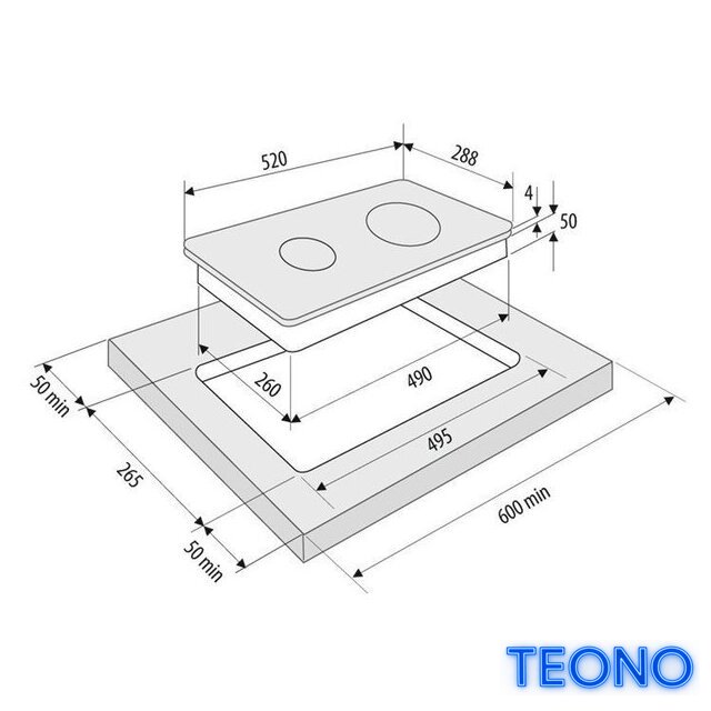 Варочная панель Krona Piastra 30 BL - Изображение №10 — Интернет-магазин Teono.by