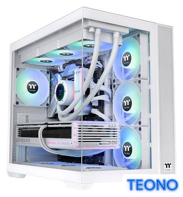 Корпус Thermaltake View 380 TG ARGB Snow CA-1Z2-00M6WN-00 - Изображение №1 — Интернет-магазин Teono.by