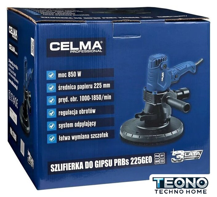 Шлифмашина для стен и потолков Celma PRBs 225GEO - Изображение №11 — Интернет-магазин Teono.by