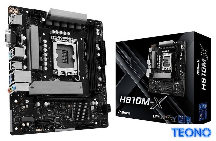 Материнская плата ASRock H810M-X - Изображение №5 — Интернет-магазин Teono.by