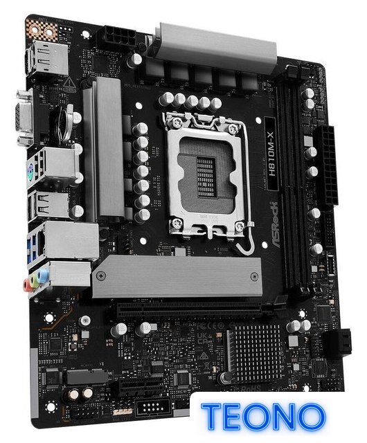 Материнская плата ASRock H810M-X - Изображение №2 — Интернет-магазин Teono.by