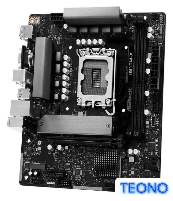 Материнская плата ASRock H810M-X - Изображение №3 — Интернет-магазин Teono.by