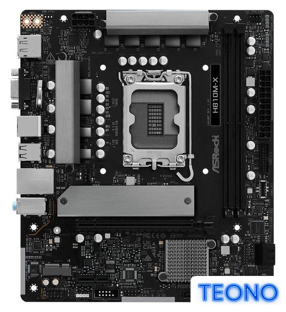Материнская плата ASRock H810M-X - Изображение №1 — Интернет-магазин Teono.by