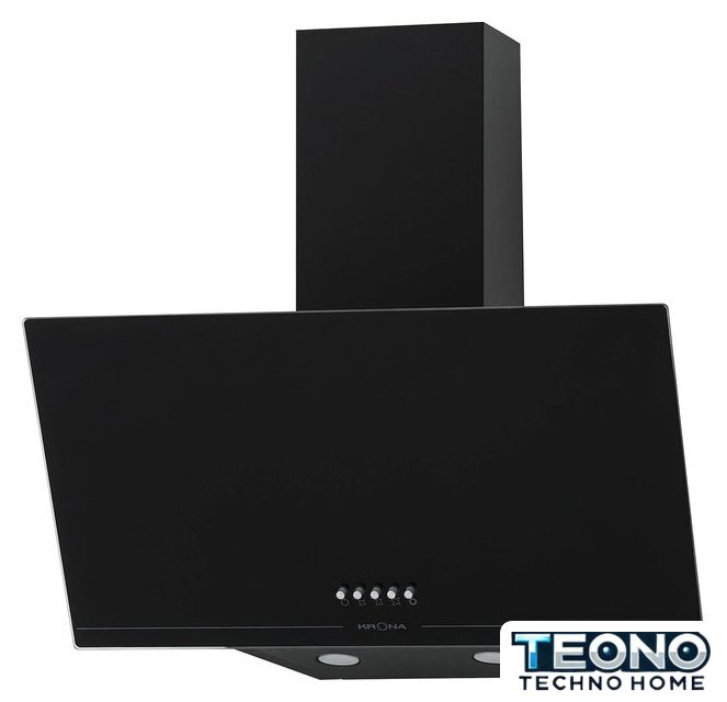 Кухонная вытяжка Krona Jina 600 Black PB V2 КА-00011810 - Изображение №1 — Интернет-магазин Teono.by