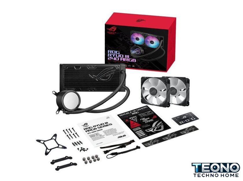 Система жидкостного охлаждения для процессора ASUS ROG Ryuo III 240 ARGB - Изображение №3 — Интернет-магазин Teono.by