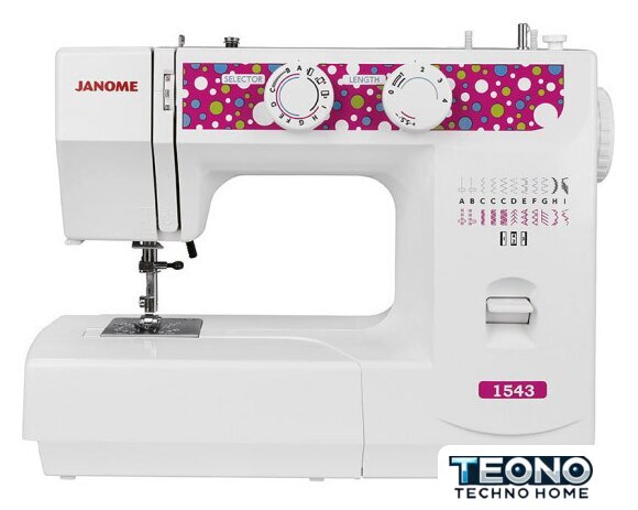 Электромеханическая швейная машина Janome 1543 - Изображение №1 — Интернет-магазин Teono.by